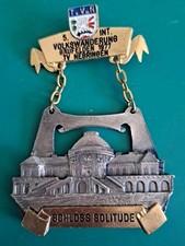 VolksWanderung Gaufelden 1977 TV Nebrigen, Schloss Solitude Medal.