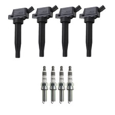NGK 4 Ignition Coil 4 Iridium IX Spark Plugs Kit For Elantra GT Forte 2.0 L4 GDI