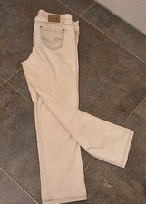 Brax Freizeithose Carola, Jeansstyle, beige, Gr 42, guter Zustand
