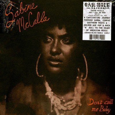 Sabine McCalla - Don't Call Me Baby Orange Black Marble Vinyl  (2025 - Original)