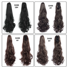 Extra Thick Real Claw Ponytail Clip In Hair Extensions Pony Tail As Human HAIR