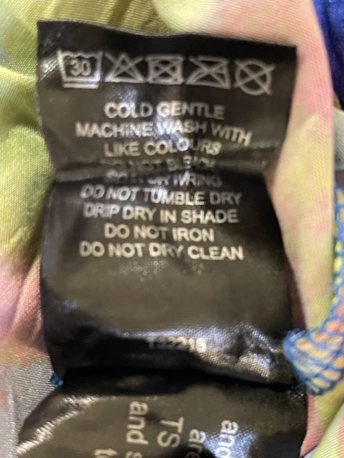 TS Taking Shape Bright Abstract Multi Coloured tu… - image 6