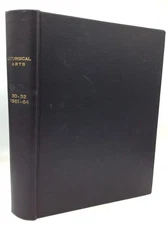 LITURGICAL ARTS, Vols 30-32 (Nov. 1961 - Aug. 1964) -Catholic -Maritain -Merton