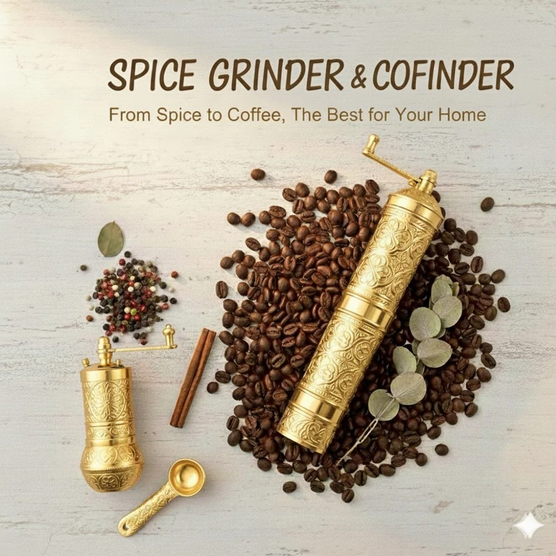 Handmade Antique Pepper Mill Coffee Grinder Manual