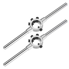2pcs Die Stock Handle Wrench 20mmx5mm M3-M4 Metric Round Die Holder