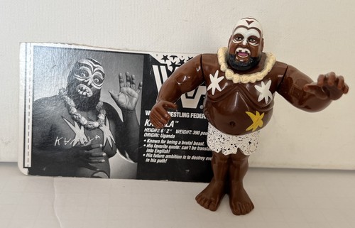 VINTAGE WWF KAMALA HASBRO WRESTLING FIGURE 1992 SE...