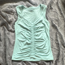 Athleta Women s Light Mint Ruched Scoop Neck ...