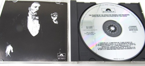 The Phantom Of The Opera Highlights From Original Cast Recording CD 1987 Polydor - Picture 5 of 6