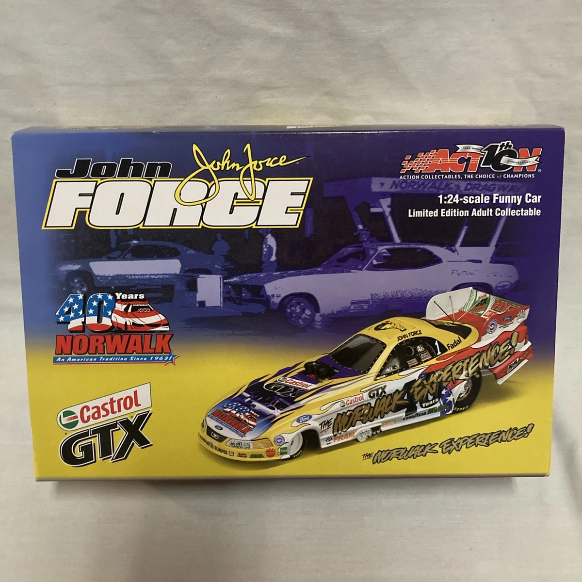 John Force NHRA 1:24 Diecast Racing Cars for sale | eBay