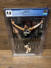 CGC 9.8 Giannis Antetokounmpo “PLATINUM METAL” SLAM MAGAZINE(3 of 24 Made)POP 1