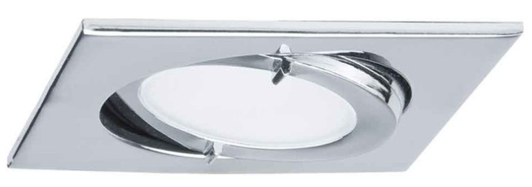 QUADRO CHROME CEILING LIGHT PT FURNITURE SQUARE 1X G4 MAX 93535