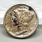 1927-P Mercury Dime AU Toned