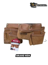 McGuire-Nicholas 11-Pocket Leather Waist Tool Belt/Contractor's Apron