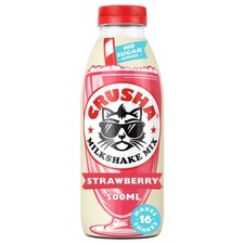 Crusha Milkshake Mix 1L Syrup | Banana, Chocolate, Raspberry, Strawberry |