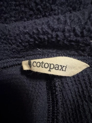 Cotopaxi Jacket Mens L Blue Brown Abrazo Fleece Full Zip Hoodie Hiking Outdoor image 9