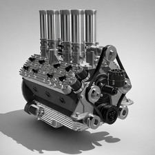 Ford Flathead Stacked Injection Twin Spark
