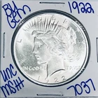 1922 BU UNCIRCULATED SILVER PEACE DOLLAR AUTHENTIC U.S. MINT FREE SHIPPING 7037