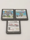 Nintendo DS Mario 3 Game Bundle : Mario Kart New Super Mario Bros Yoshi's Island