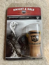 Knight & Hale Grandmaws Snuff Can Wood Tube Call