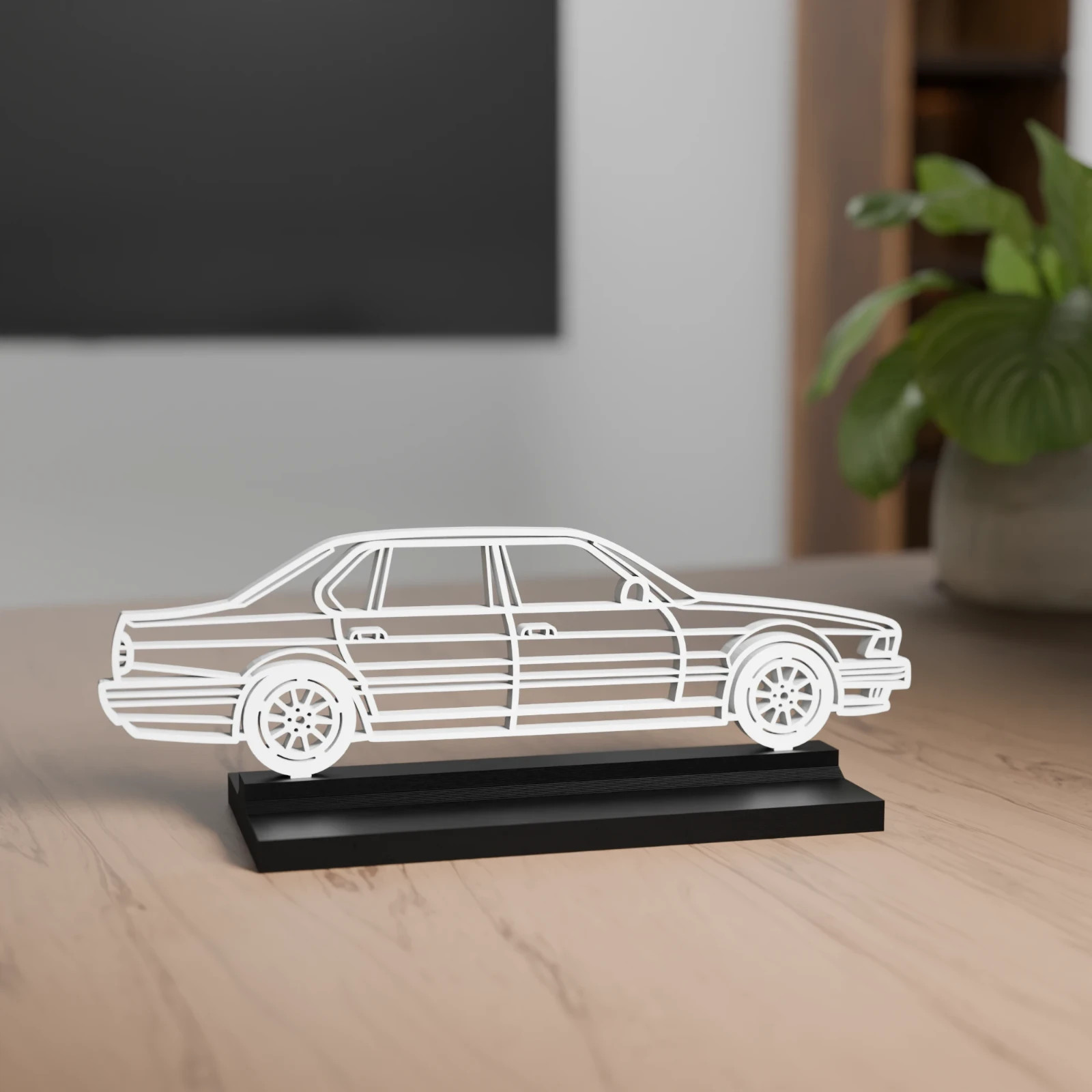 Decorazione 3D modello 7 E32 - regalo per gli amanti dell'auto foto 2