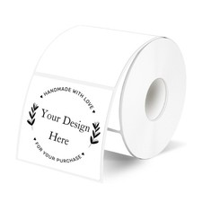 700/Roll White Square Thermal Labels Stickers 2" x 2" Self-Adhesive for Barcode