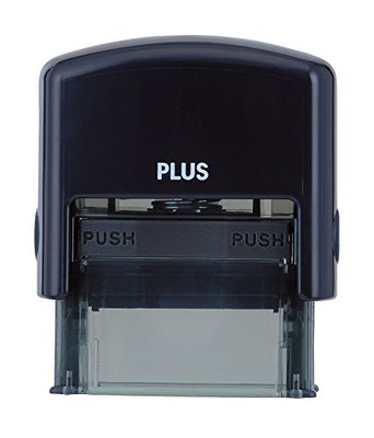 Plus corporation of america id stamp small kes'pon navy 37251 (893357000645)