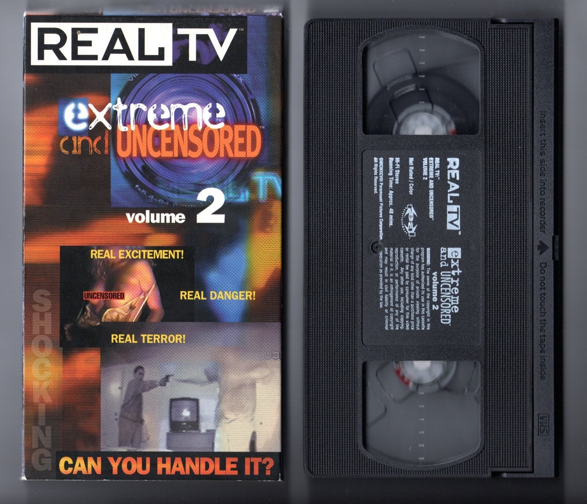 【超激レア】X、現わる。VHS 非売品ビデオ 1998 REAL TV - EXTREME & UNCENSORED VHS Video Tapes / Vol 1