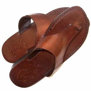 Women's T-Strap Shoes Mule Biblical Leather Sandals Thong Flip-Flop Brown 5-10 | eBay