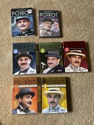 Agatha Christie's Poirot DVD Set - 7 Collections | eBay