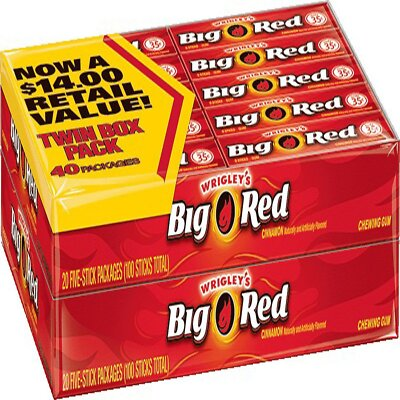 #ad #ad Wrigley#x27;s Big Red Chewing Gum 40 Count Box 5 Sticks Each $20.20