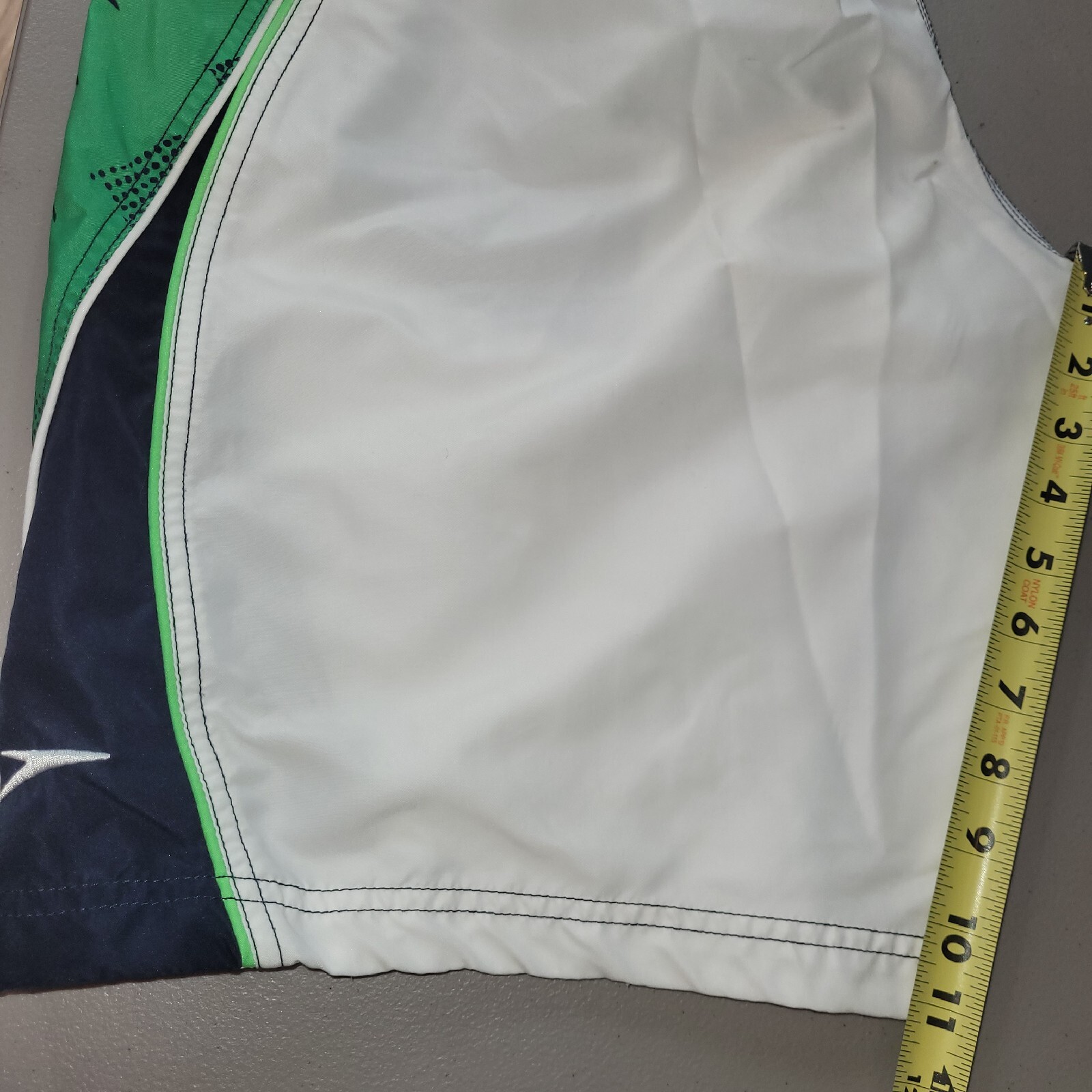 Speedo Men's Drawstring Polyester Swim Shorts Whi… - image 8