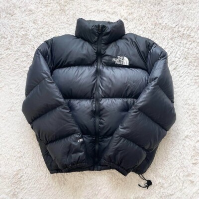 Excellent Used 90s THE NORTH FACE Nuptse Down Jacket (Black