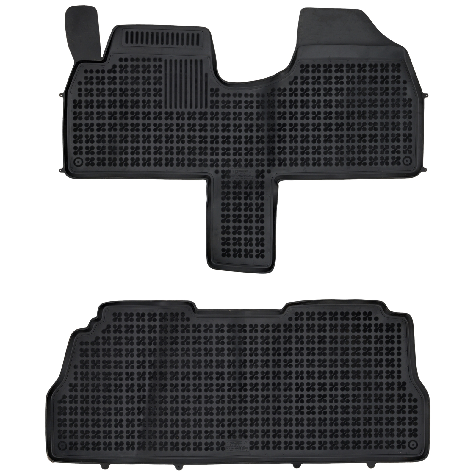 Tapis de sol Lancia Zeta Rezaw-Plast en caoutchouc premium à rebords hauts 3cm