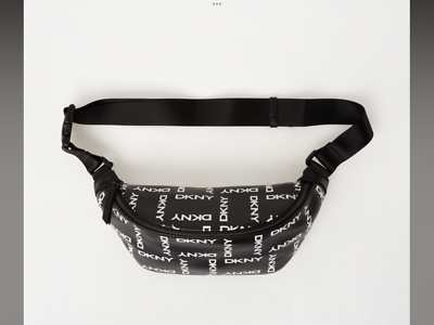 DKNY Waistbag Bum Bag, travel belt, bag, large black authentic