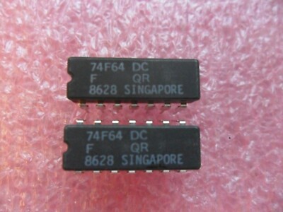 74F64 74F64DCQR  IC  AND/OR INVERTER GATE 14-PIN CERAMIC DIP (LOT OF 2)