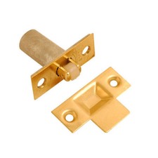 Brass or Nickel Adjustable Roller Catch Door Mortice Door Spring Ball Latch