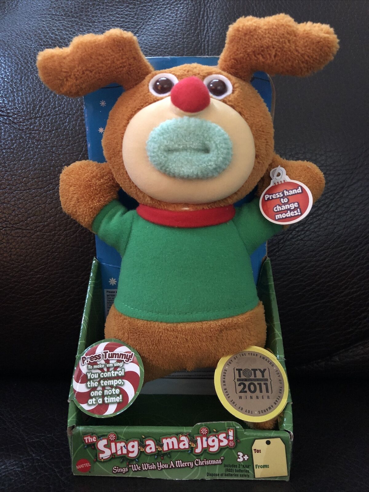 Rare The Sing a Max 80% OFF Ma Jigs Reindeer A Wish Merry We You S Chicago Mall Christmas
