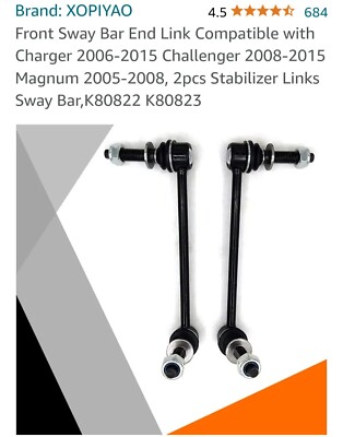 Front Sway Bar Links Set For Chrysler 300 Dodge Challenger Charger Magnum