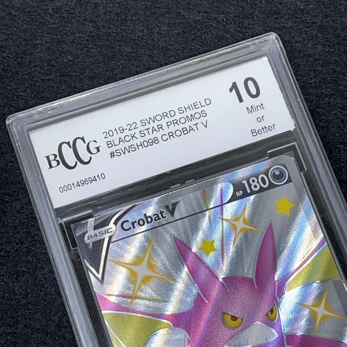 Pokemon Crobat V Shining Fates Premium Black Star Promo Pokemon Crobat V Shining Fates Premium Black Star Promo