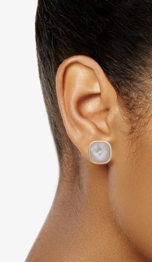 Brincos Anne Klein tom dourado falso esfregão Ez clipe conforto AK 101 US$ 22 - Imagem 2 de 4