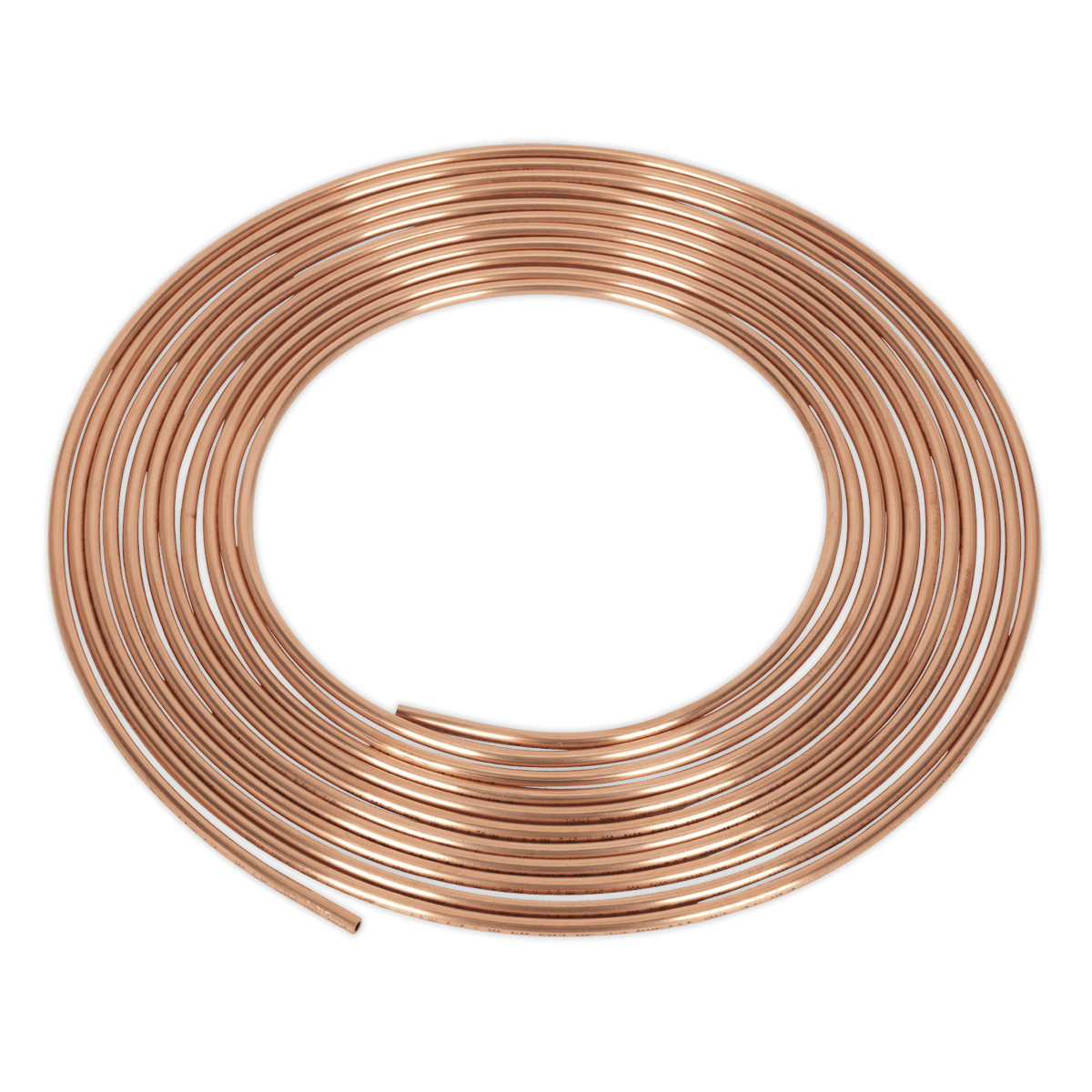 Sealey CBP002 Brake Pipe Copper Tubing 22 Gauge 3/16"" x 25ft - BS EN 12449
