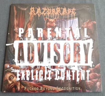 RAZOR RAPE - Fucked Beyond Recognition LP (BLACK Vinyl) Limited
