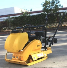 196cc Gas Power Walk Behind Plate Compactor Dirt Soil Asphalt Tamper Rammer