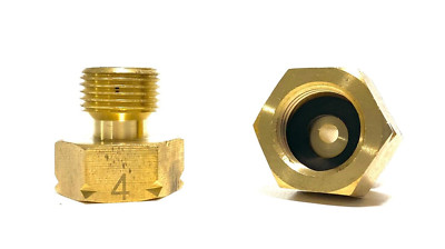 Gasanschluss  Camping  Adapter No. 4 DK, UK, FR, NL, IT, AT, CH, ES, HRV, SRB...