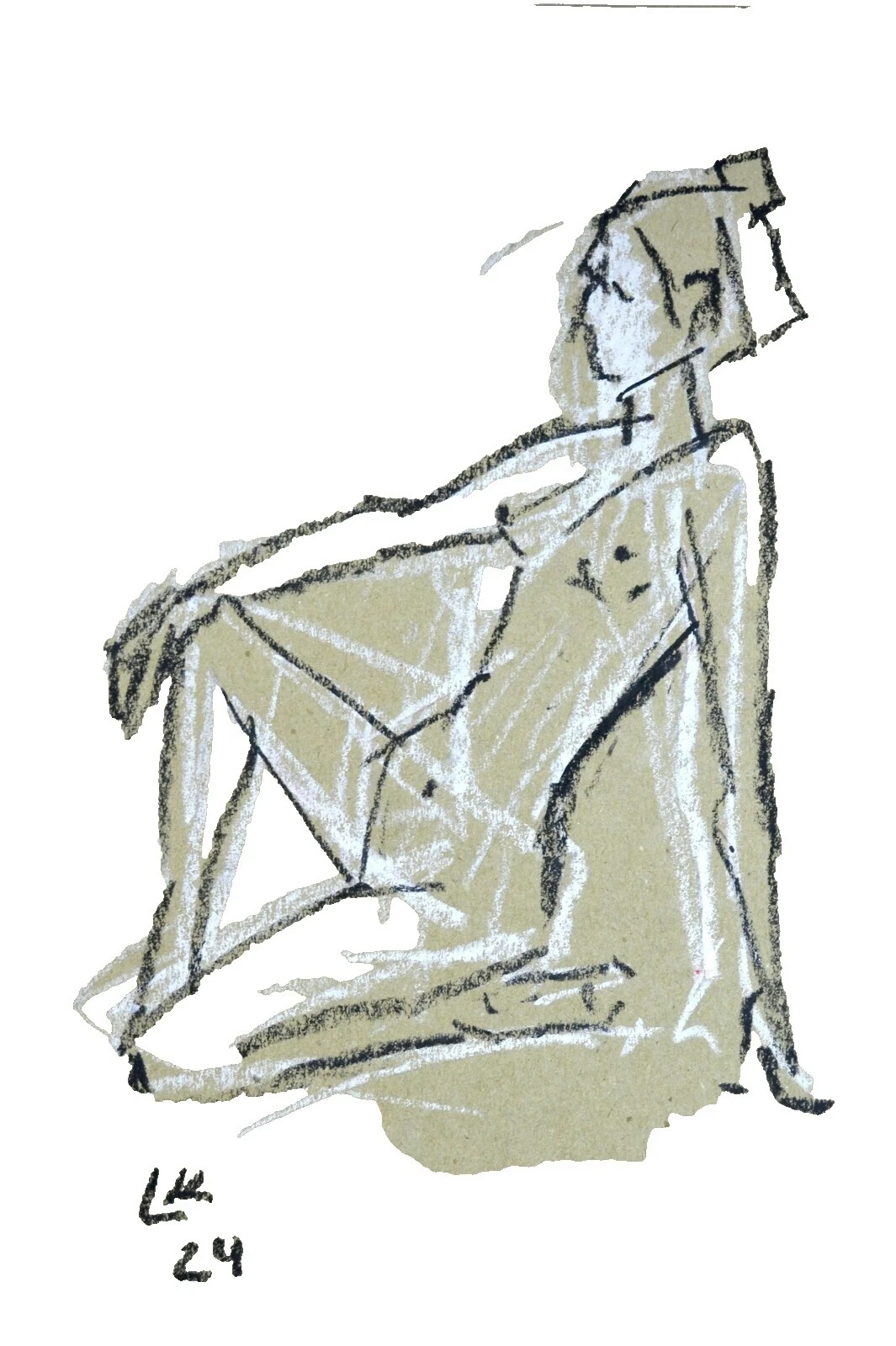 Modernism Ink Art Drawings