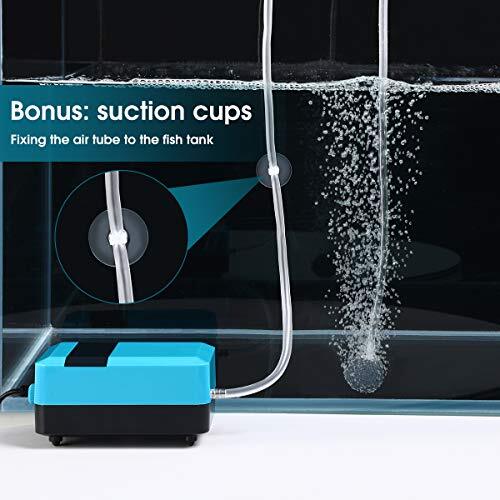 Quietest Aquarium Air Pump, Adjustable Oxygen Aerator Pump with 1 Outlet eBay
