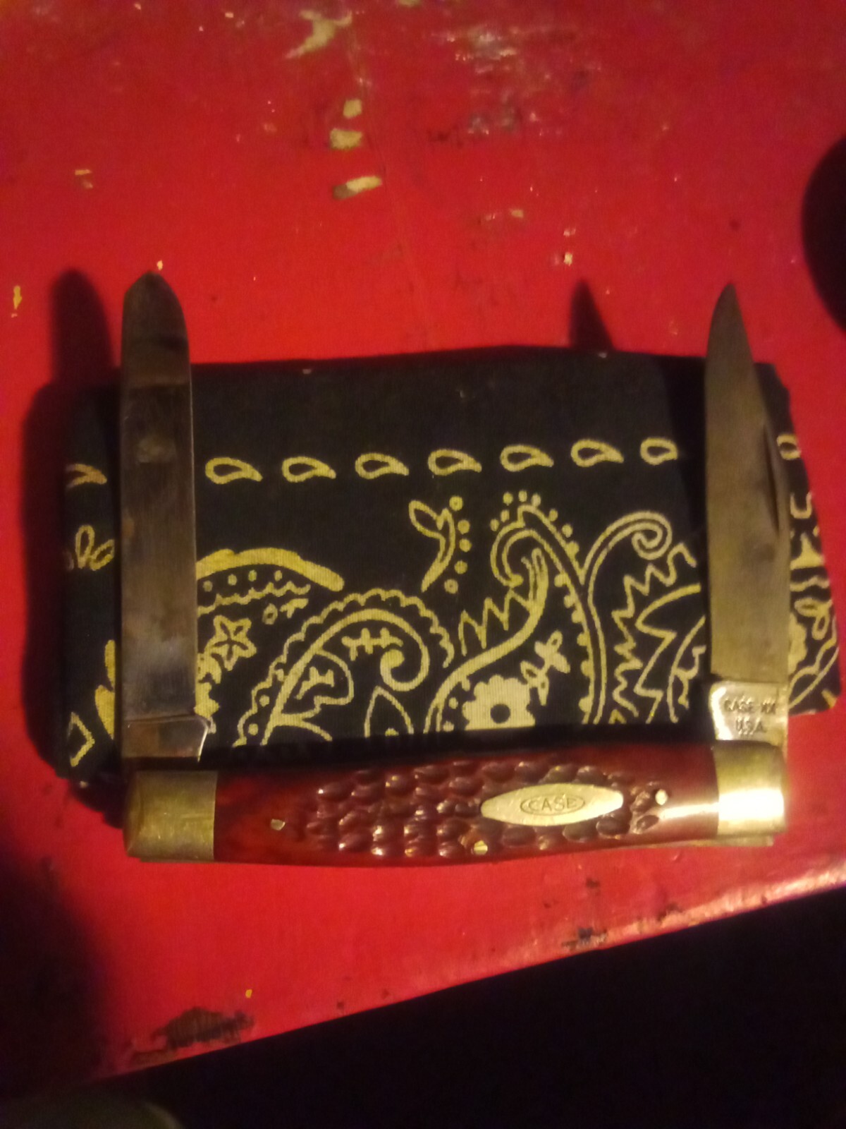 RARE VINTAGE CASE XX GREENBONE MOOSE PATTERN KNIFE 6275 SP 194048 eBay