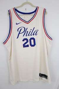 philadelphia 76ers cream jersey