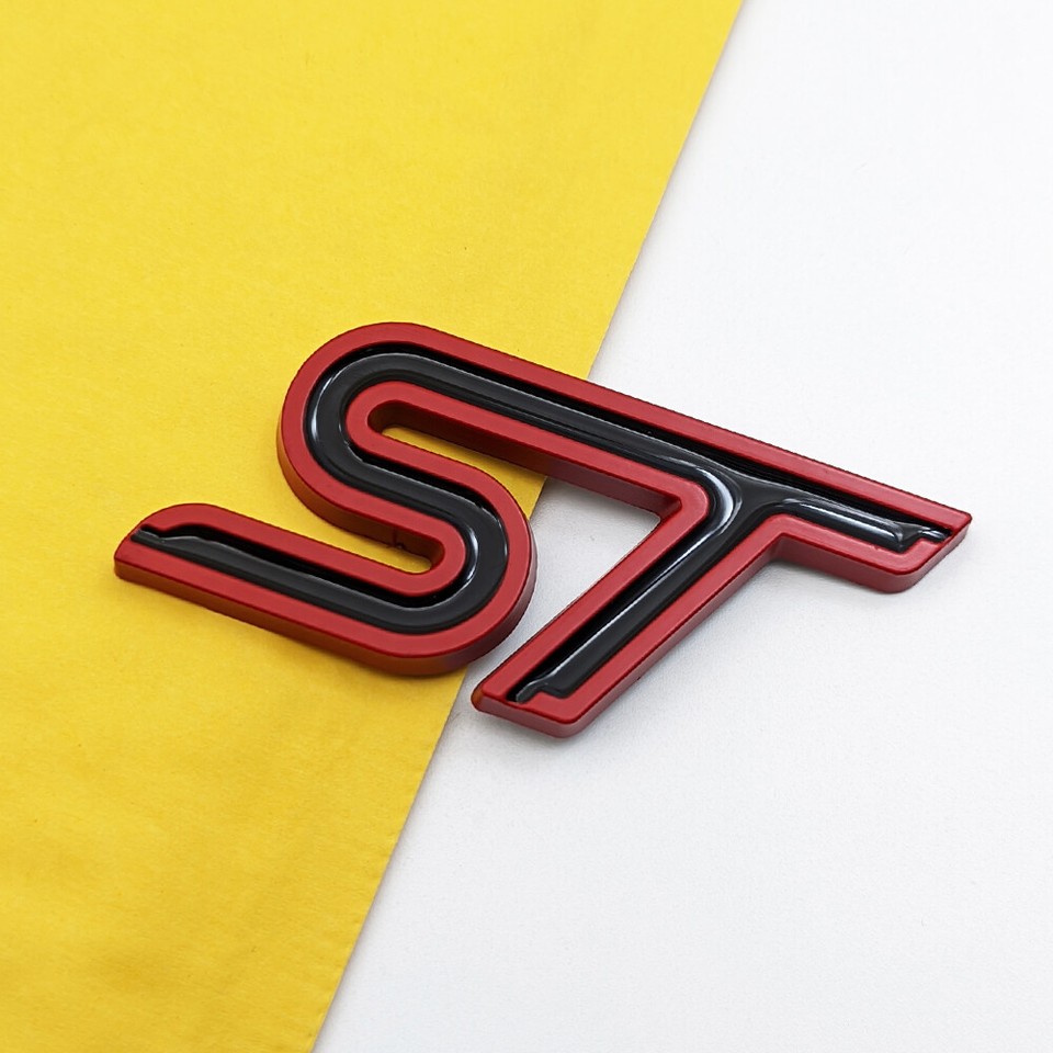 Si Logo Grille Emblem Black & Red SI Logo Front Grille Emblem Car Lid Badge – Metal Sticker Decal For Sporty Style Emblems For Cars - Foto 5