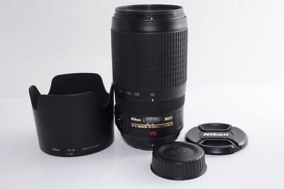 Exc+5]NIKON AF-S NIKKOR 70-300mm F/4.5-5.6 G ED VR LENS From JAPAN